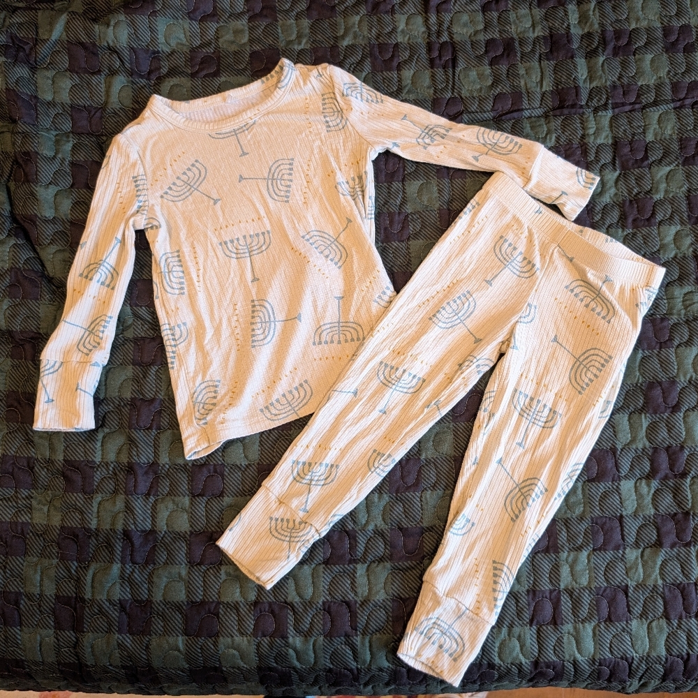 Posh Peanut Hanukkah Menorah Pajamas